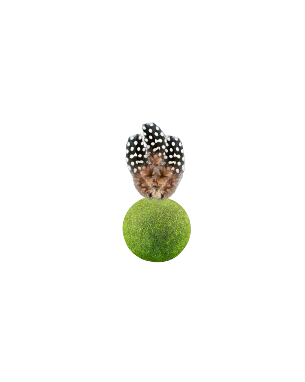 Catnip Mouse Toy – Handmade Crochet Mouse with Fur Tail