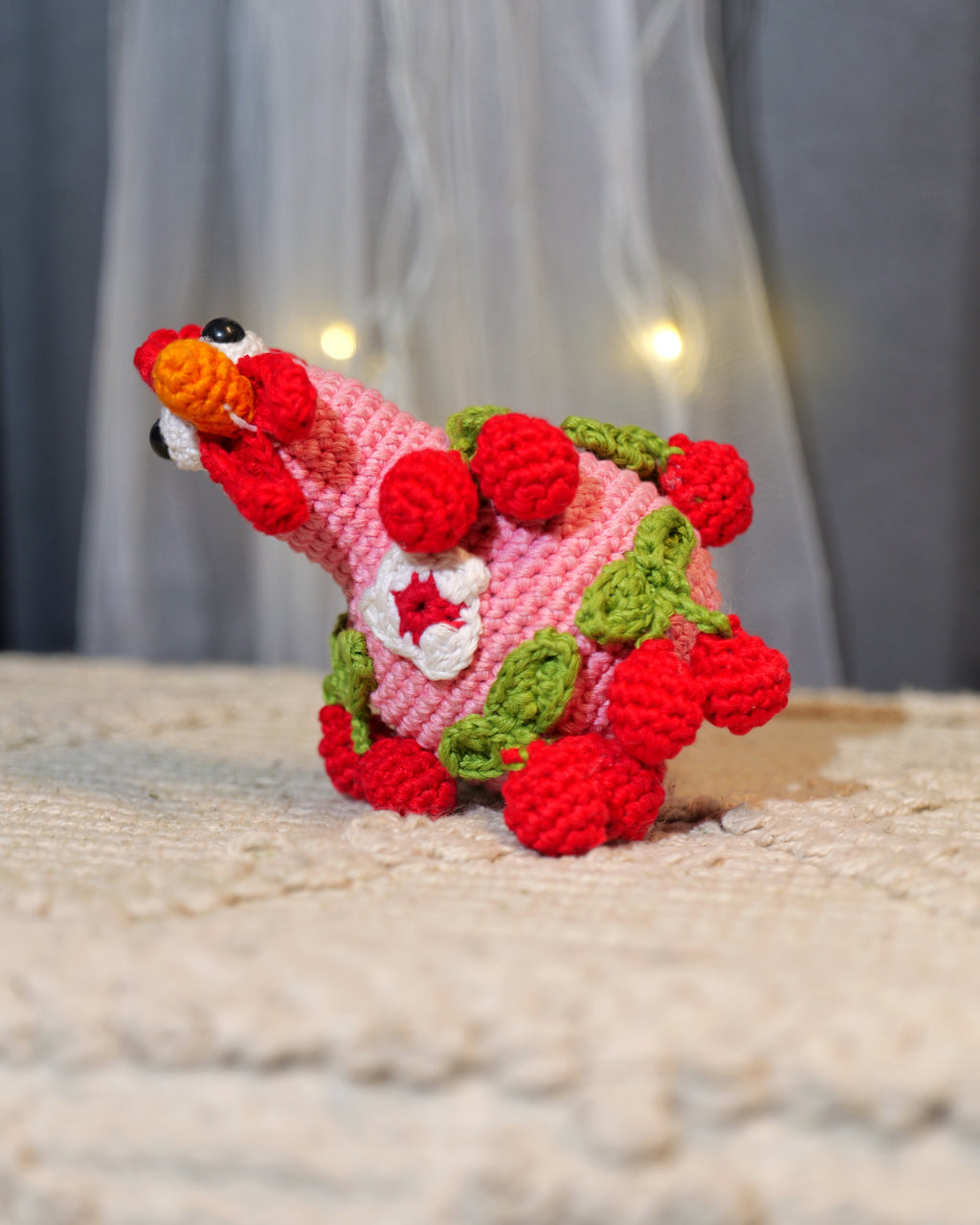 Crochet Hen Toy Ball – Bouncy, Pet-Friendly
