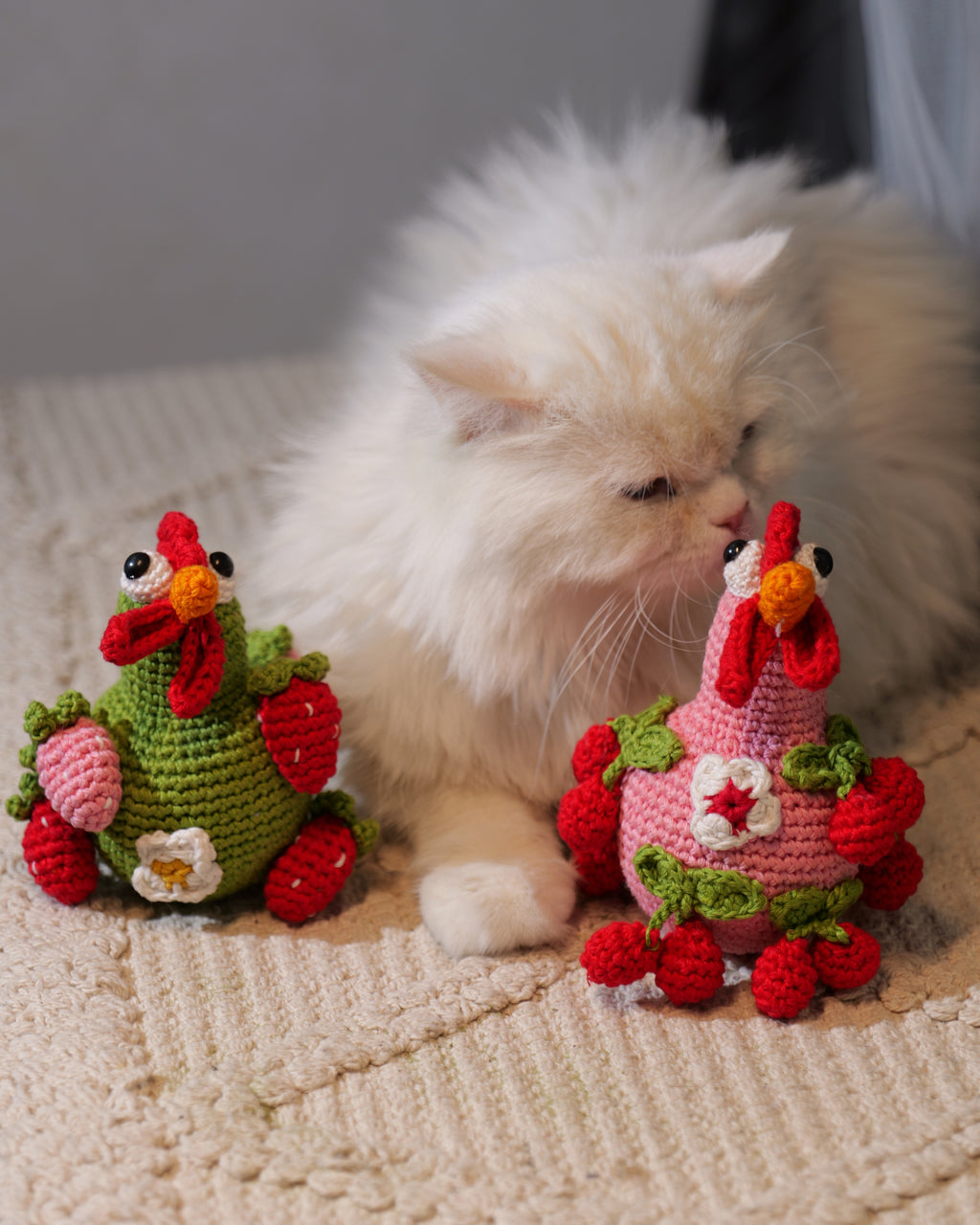 Crochet Hen Toy Ball – Bouncy, Pet-Friendly