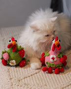 Crochet Hen Toy Ball – Bouncy, Pet-Friendly