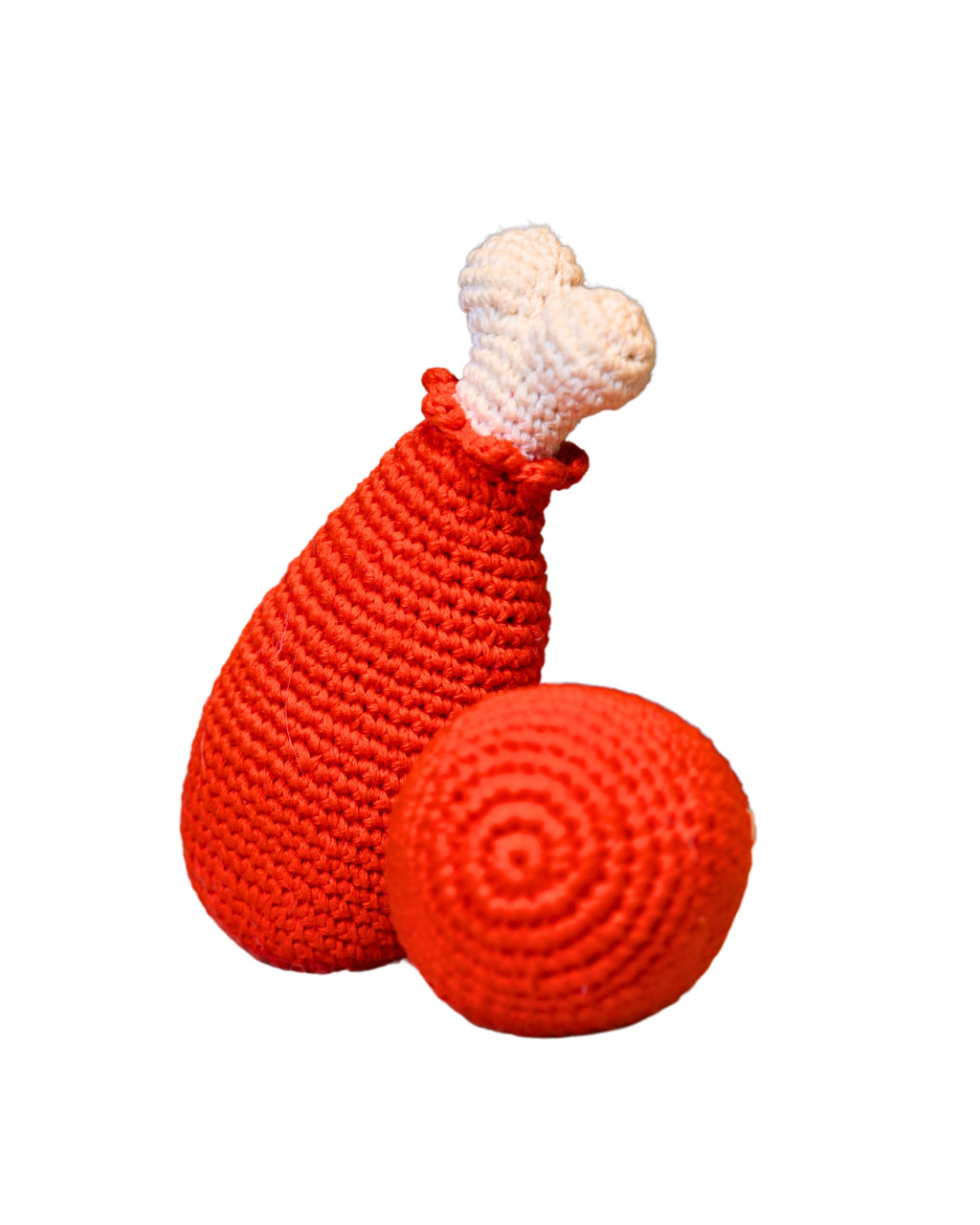 Crochet Chicken Leg Toy