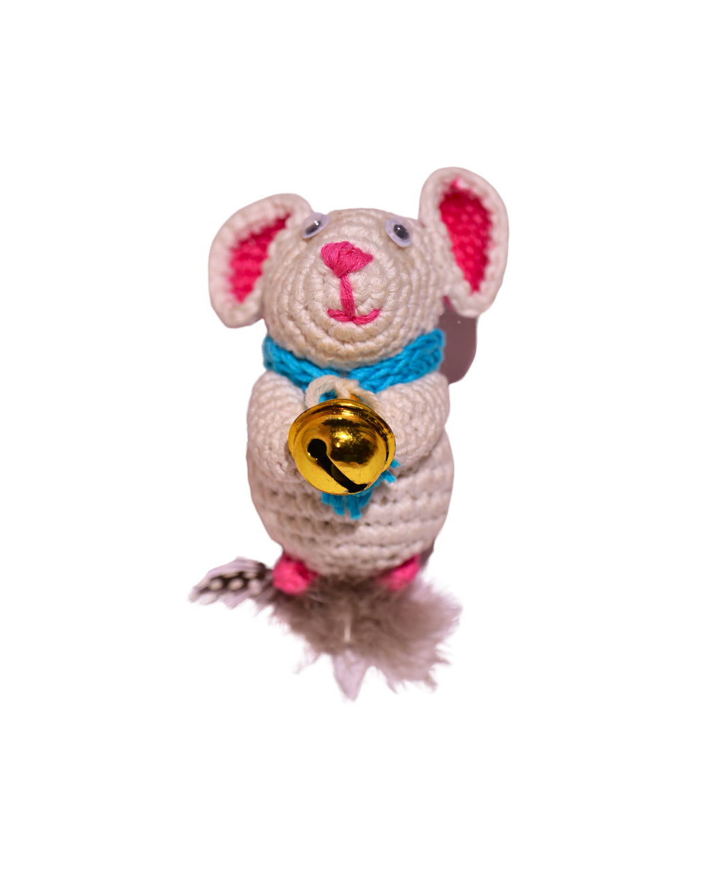 Catnip Mouse Toy – Crochet Stuart Mouse