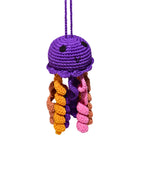 Crochet Jellyfish Toy – Soft Cat Toy & Hanging Car Charm