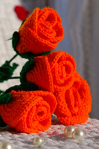 Orange rose - A flame of warmth
