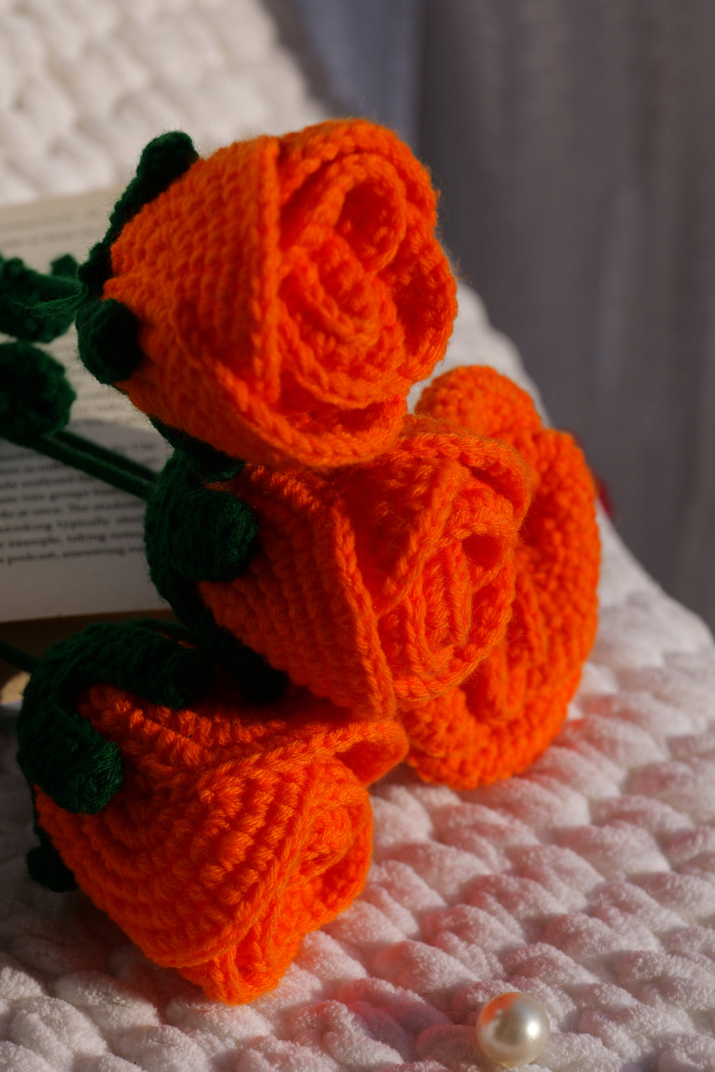 Orange rose - A flame of warmth
