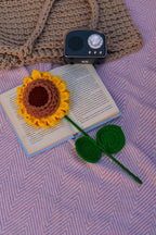 Majestic Brown Detailed Sunflower