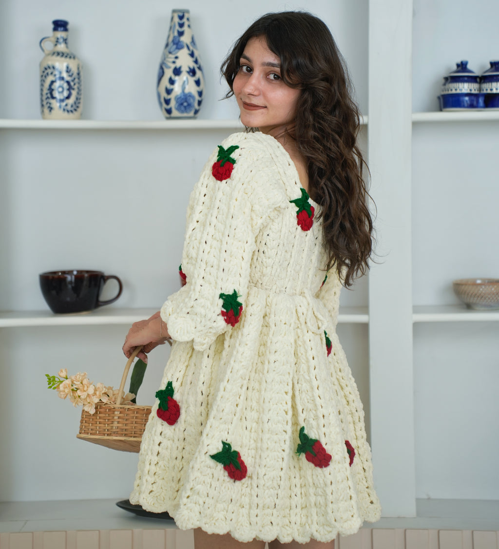 Strawberry Fluff Dress
