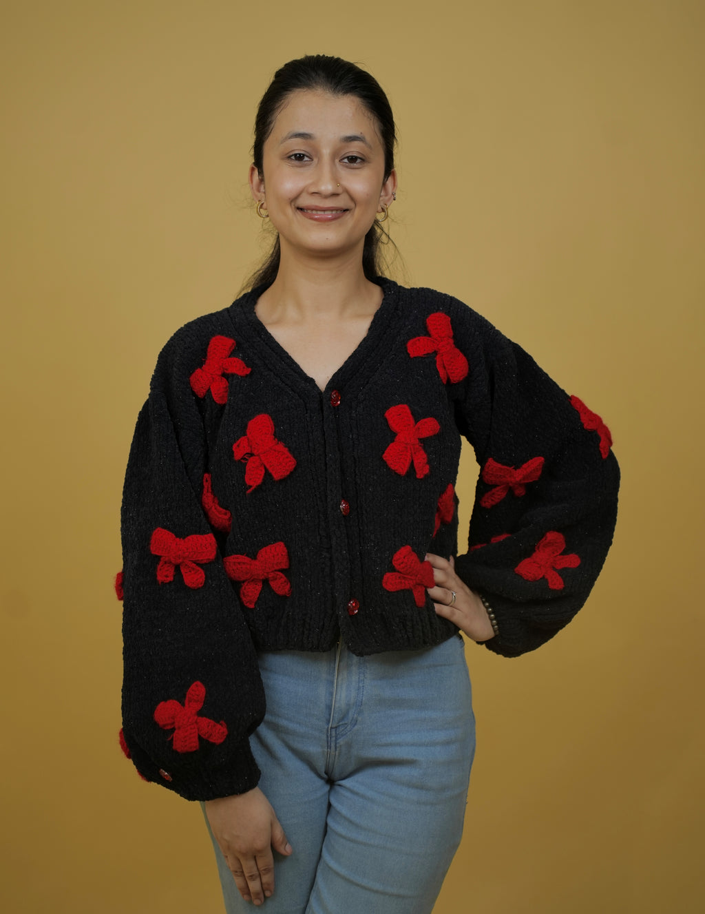 Bowtastic Cardigan