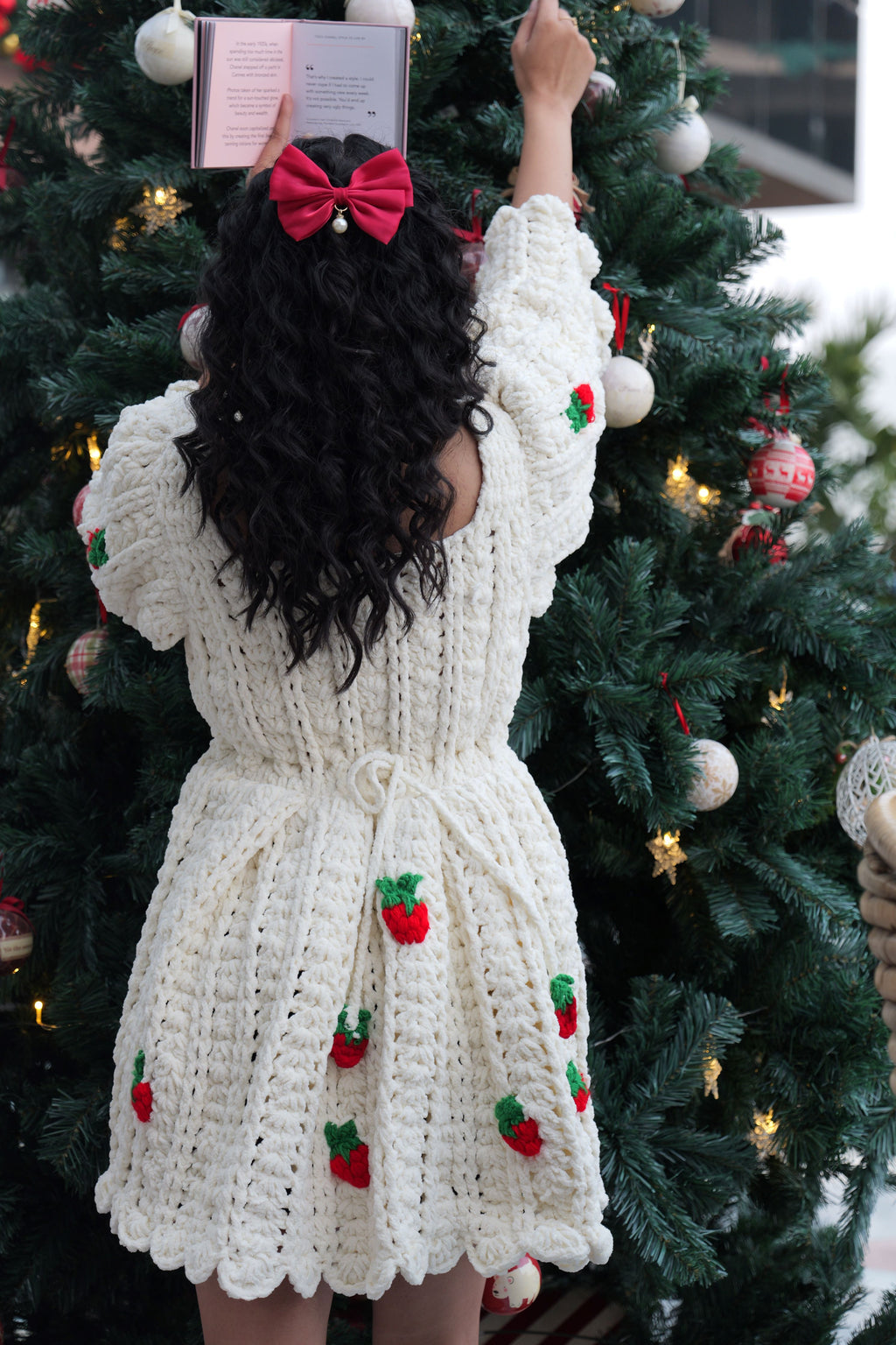 Strawberry Fluff Dress
