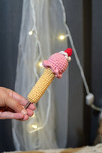 Catnip Ice Cream Toy – Crochet Ice cream Cone