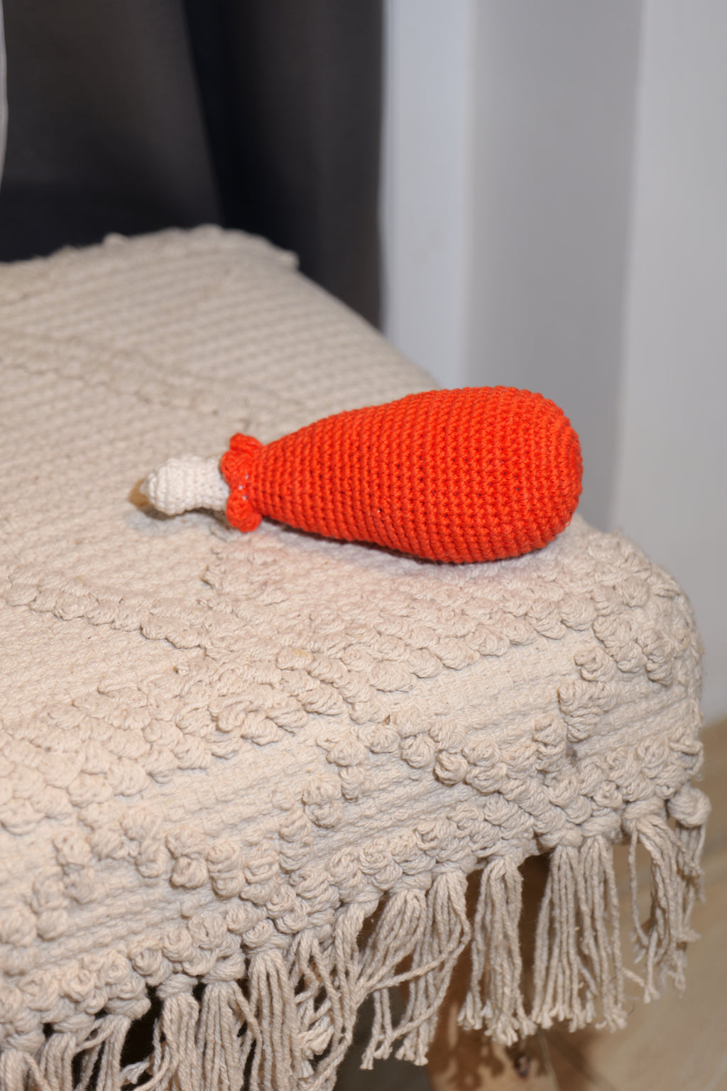 Crochet Chicken Leg Toy