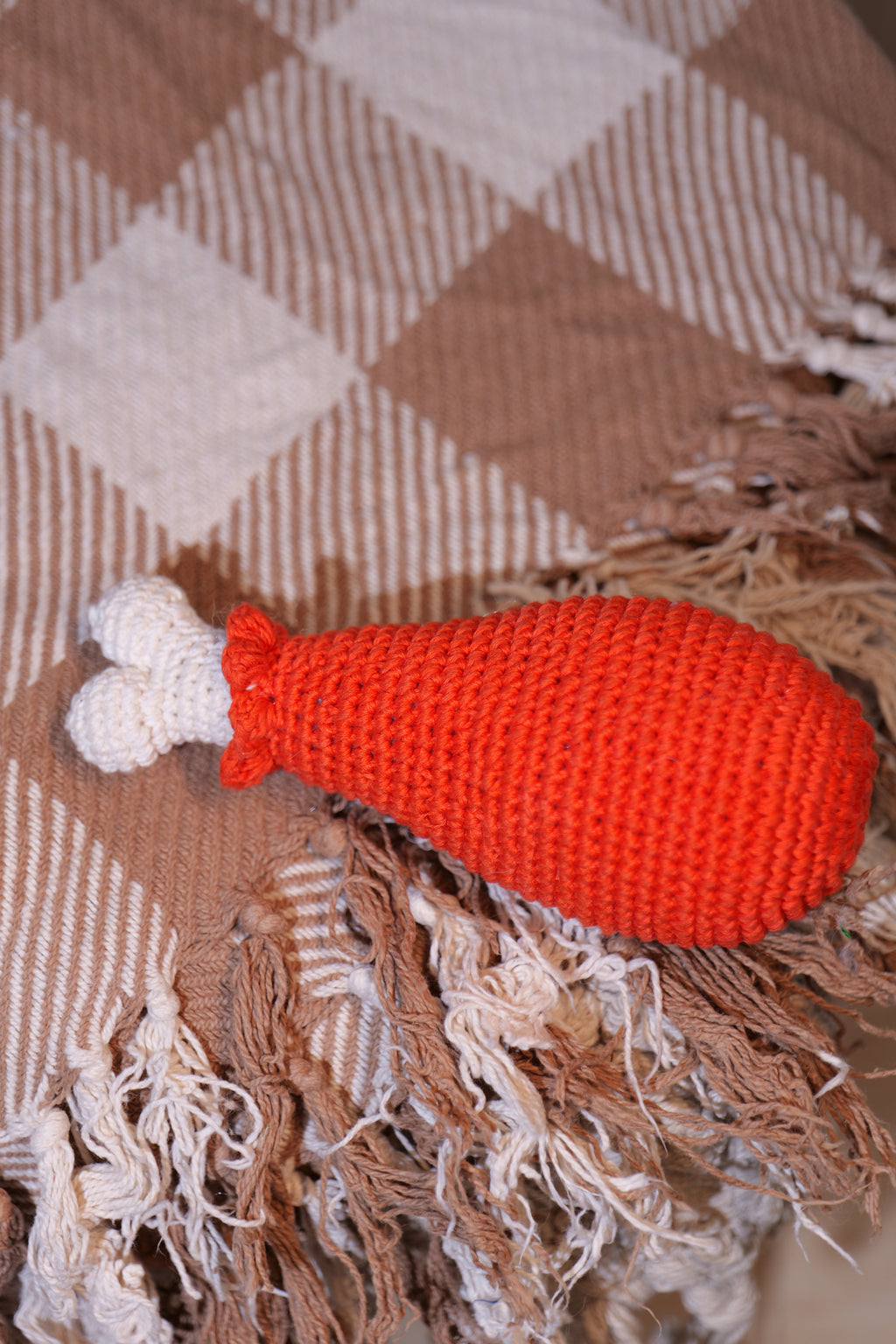 Crochet Chicken Leg Toy