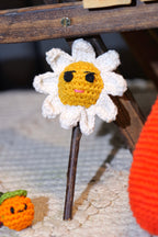 Catnip Flower Toy – Crochet Daisy for Cats