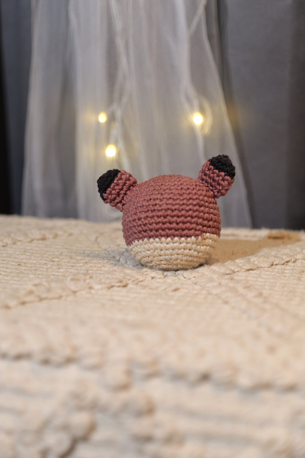 Fox Crochet Toy Ball – Bouncy, Fun & Handmade
