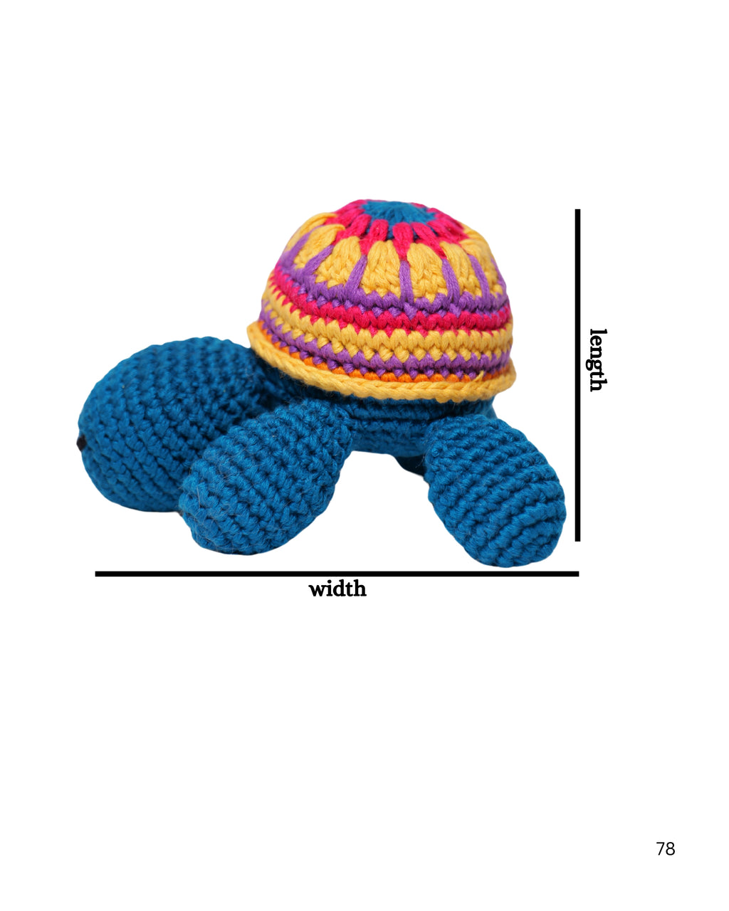 JingleTurtle- Crochet Turtle Toy