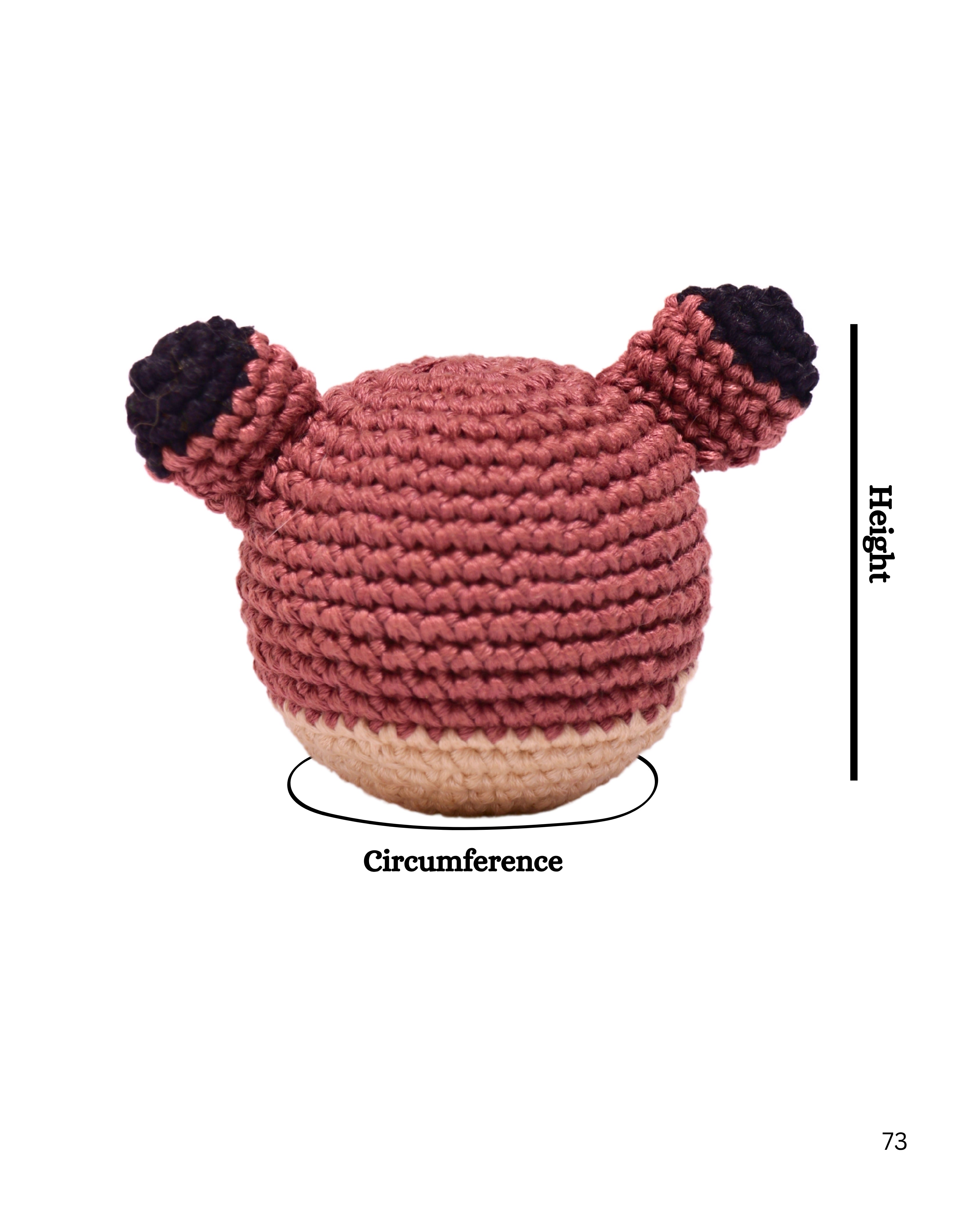 Fox Crochet Toy Ball – Bouncy, Fun & Handmade