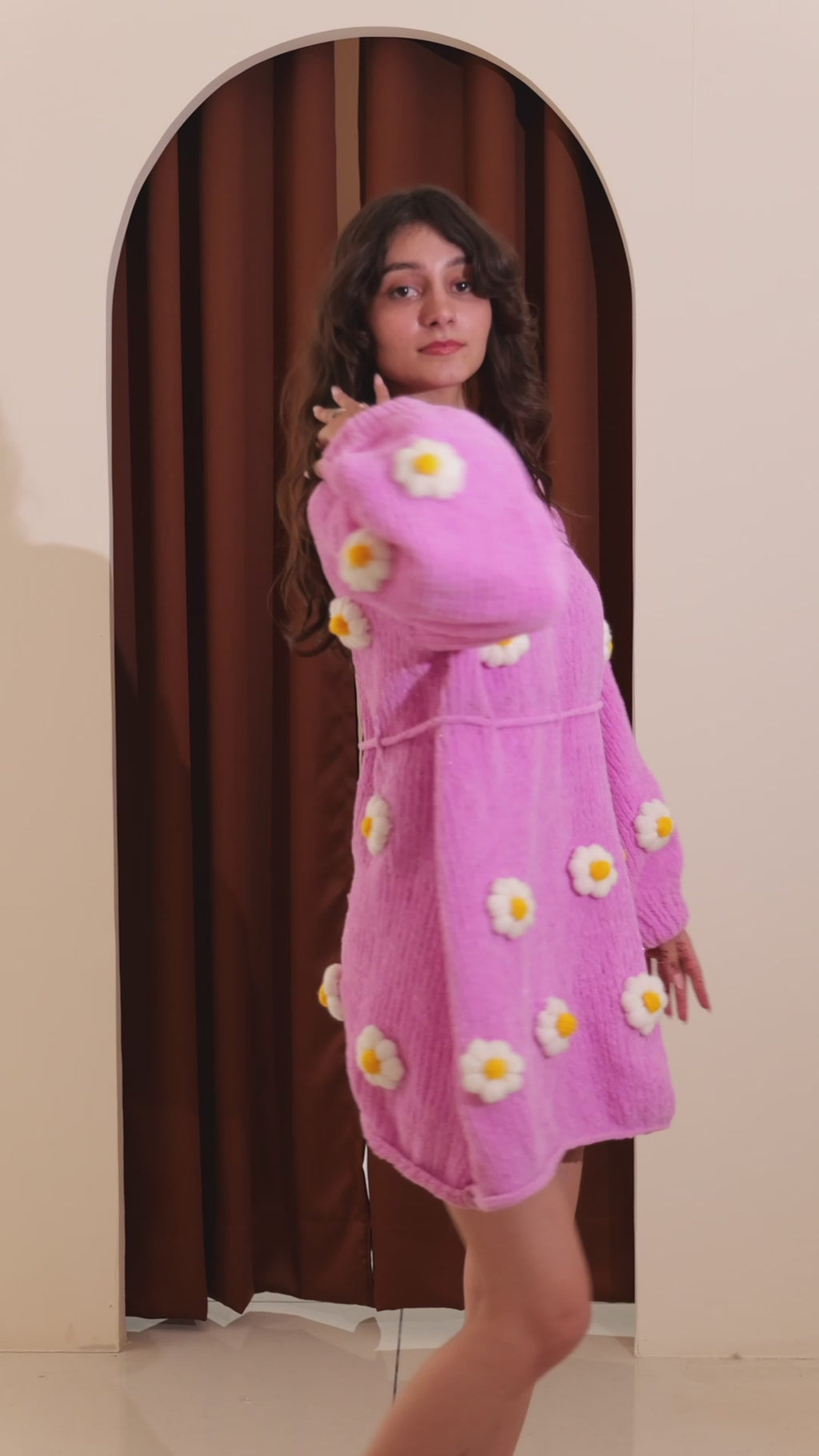 Daisy Blossom Pullover Dress