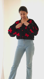 Bowtastic Cardigan